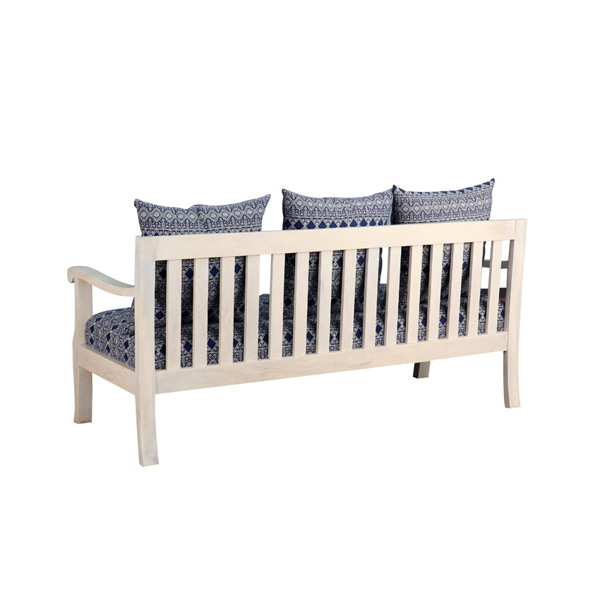 Moroccan Blue 3 seater Sofa