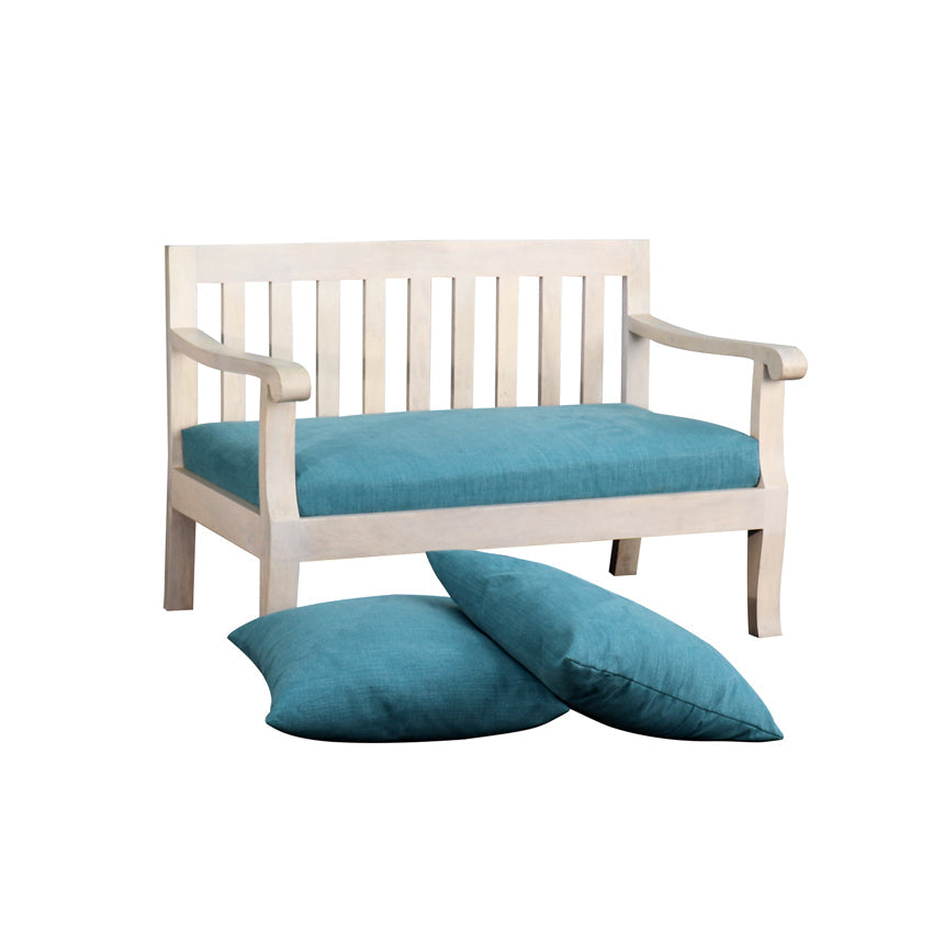 Breezy Blue Two Seater Sofa
