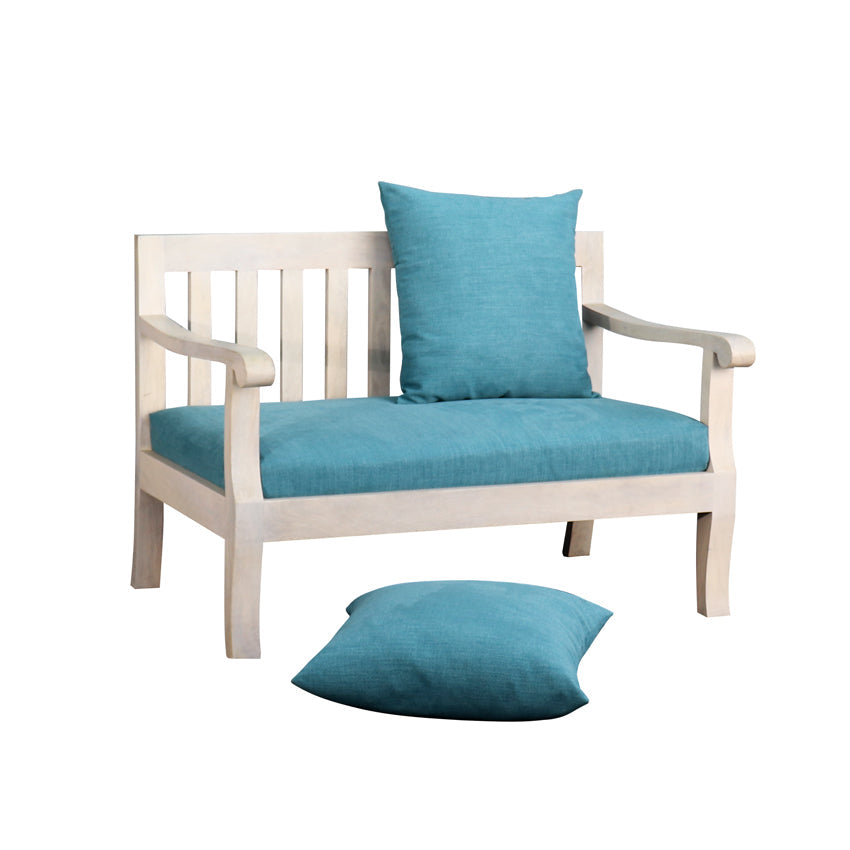 Breezy Blue Two Seater Sofa