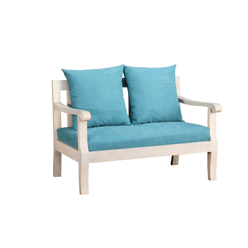 Breezy Blue Two Seater Sofa