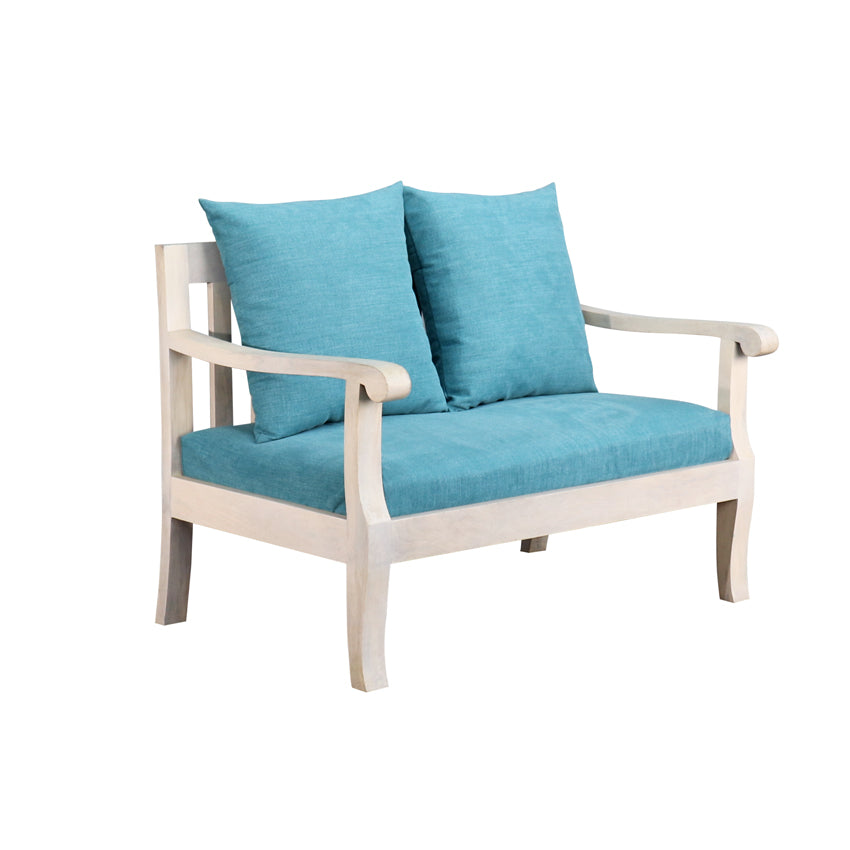 Breezy Blue Two Seater Sofa