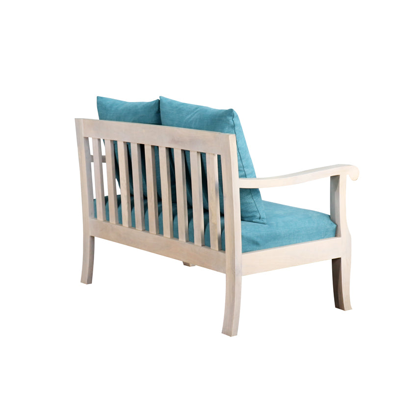 Breezy Blue Two Seater Sofa