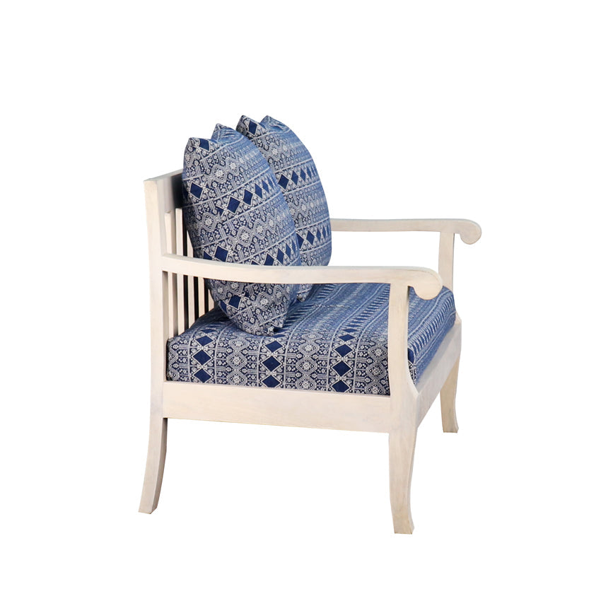 Moroccan Blue Two Seater Sofa