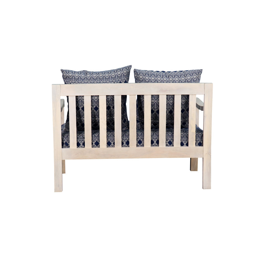Moroccan Blue Two Seater Sofa