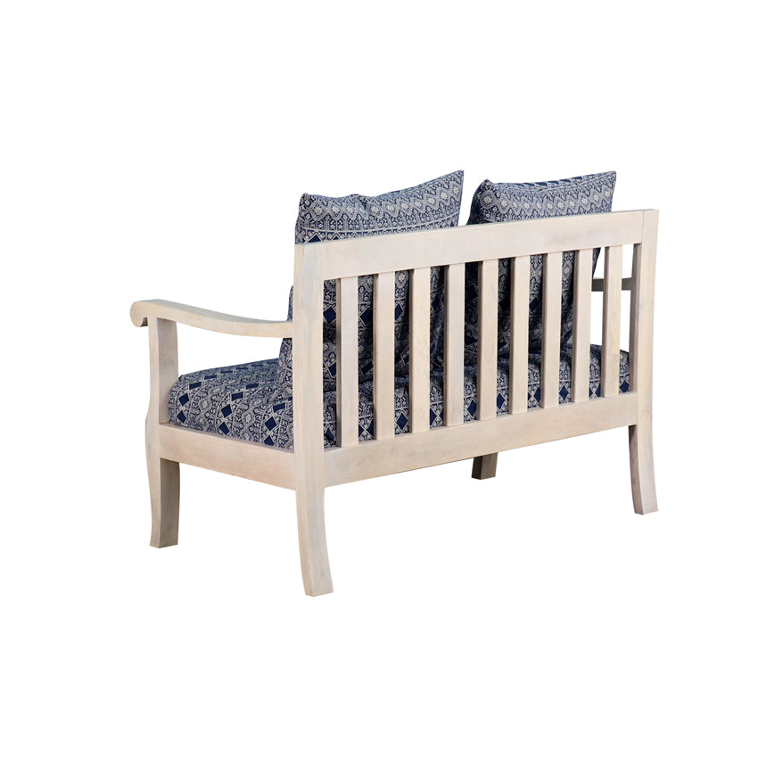 Moroccan Blue Two Seater Sofa