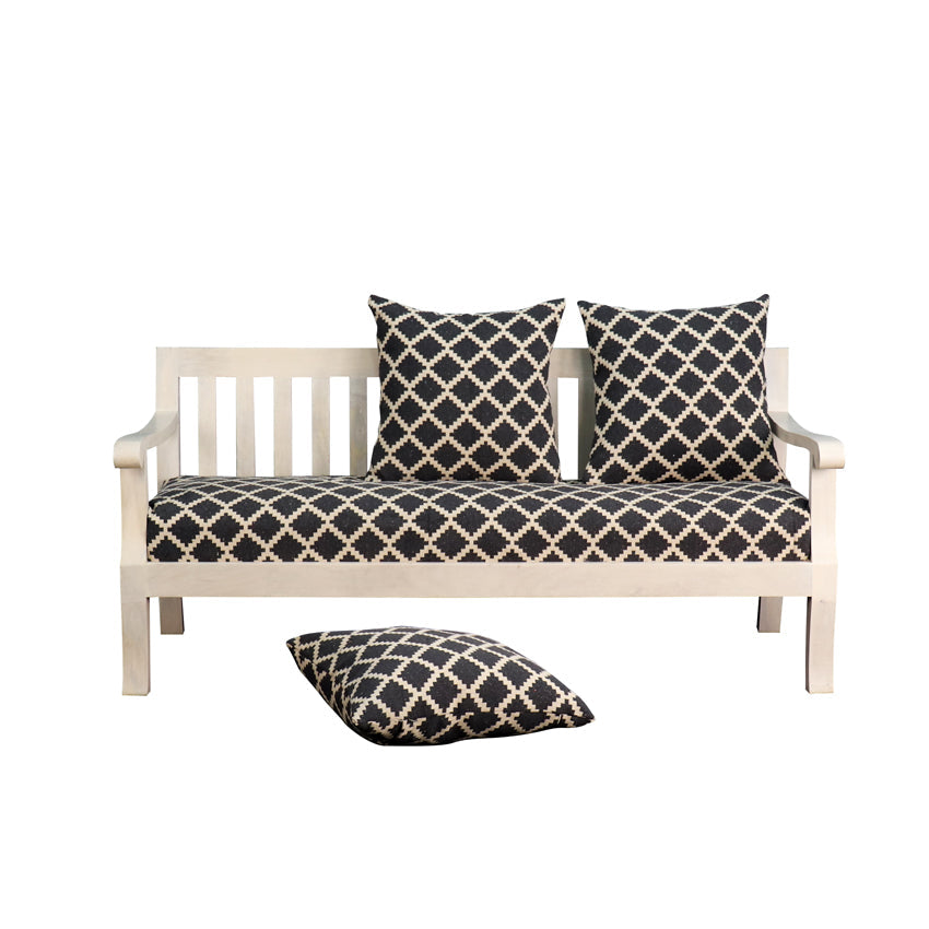 Moroccan coal 3 seater Sofa