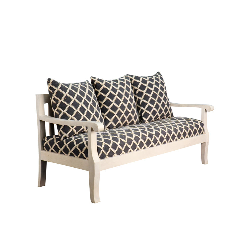 Moroccan coal 3 seater Sofa