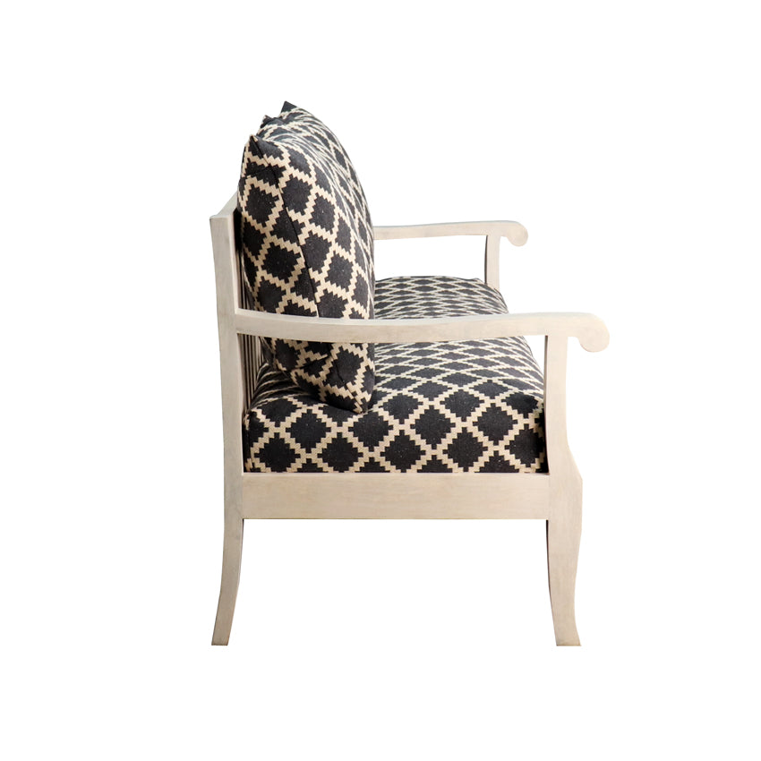Moroccan coal 3 seater Sofa