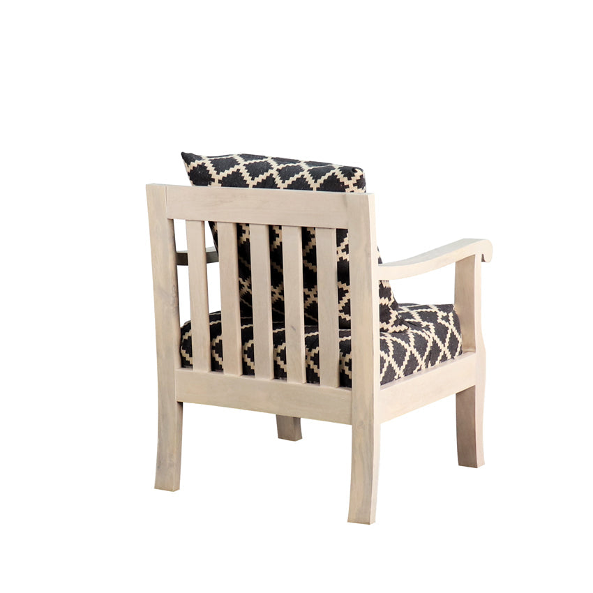Moroccan coal Single seater Sofa