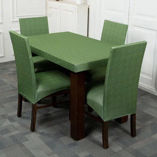 Pistachio Chair Table Covers - Dustproof, Stain-Free, Machine Washable & Water Resistant