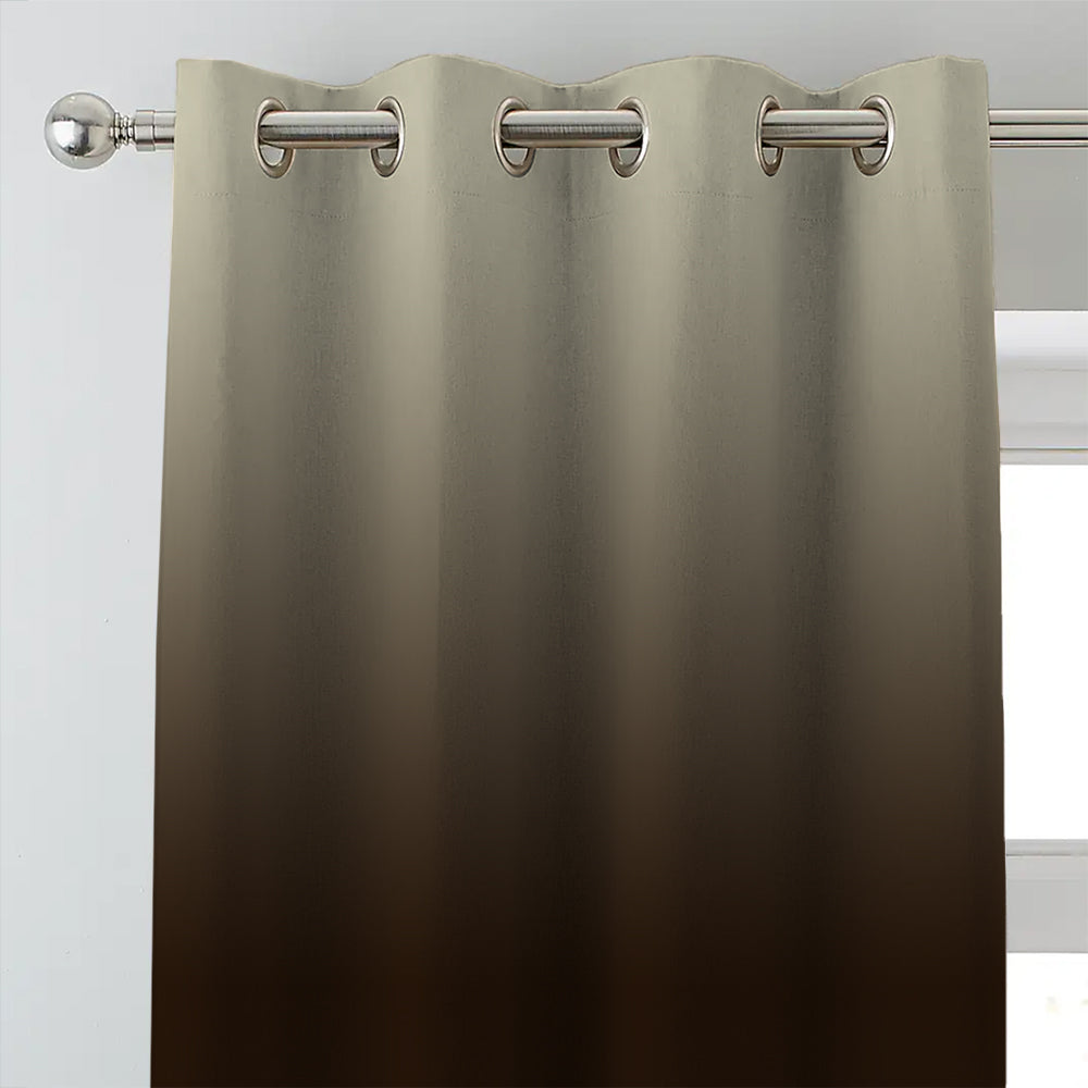 Elegant Ombre Print Room Darkening Curtain - Set of 2 - DSOMBRE2