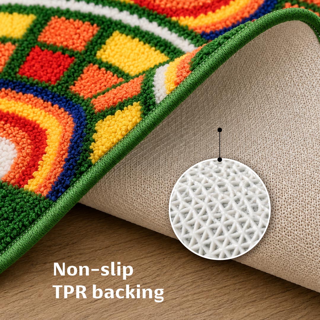 Rangoli Carnival Sun Door and Bathroom Mat
