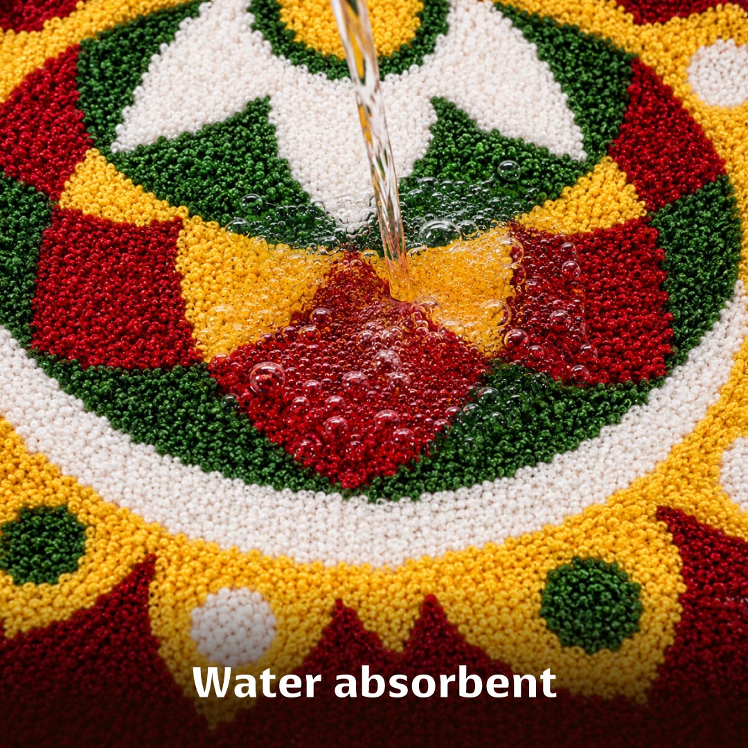 Kolam Marigold Bloom Door and Bathroom Mat