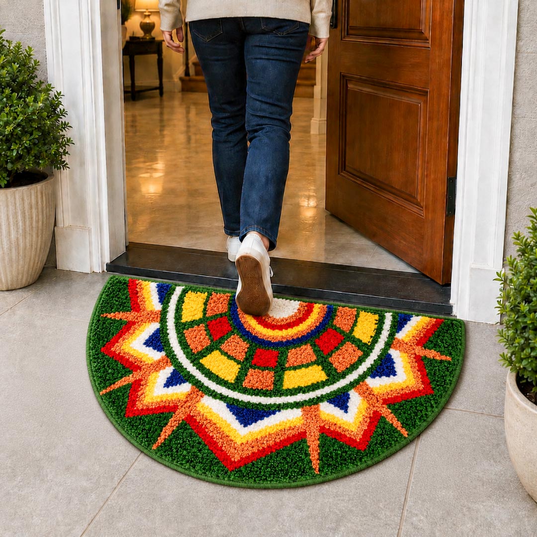 Kolam Carnival Sun Door and Bathroom Mat