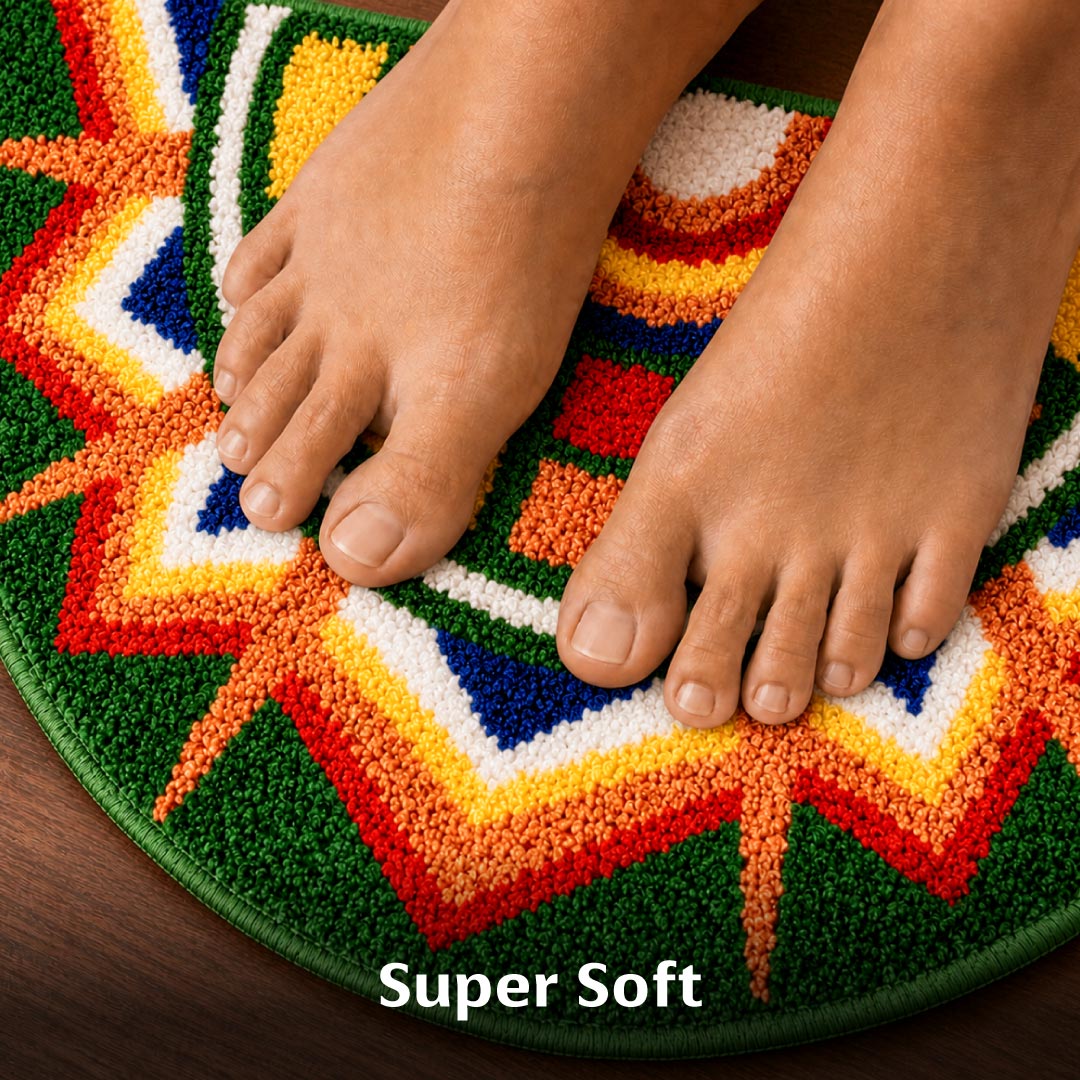 Kolam Carnival Sun Door and Bathroom Mat