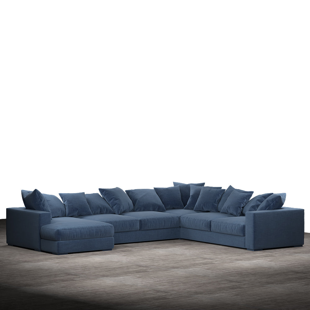 Striado Upholstered Sofa With Chaise Sectional
