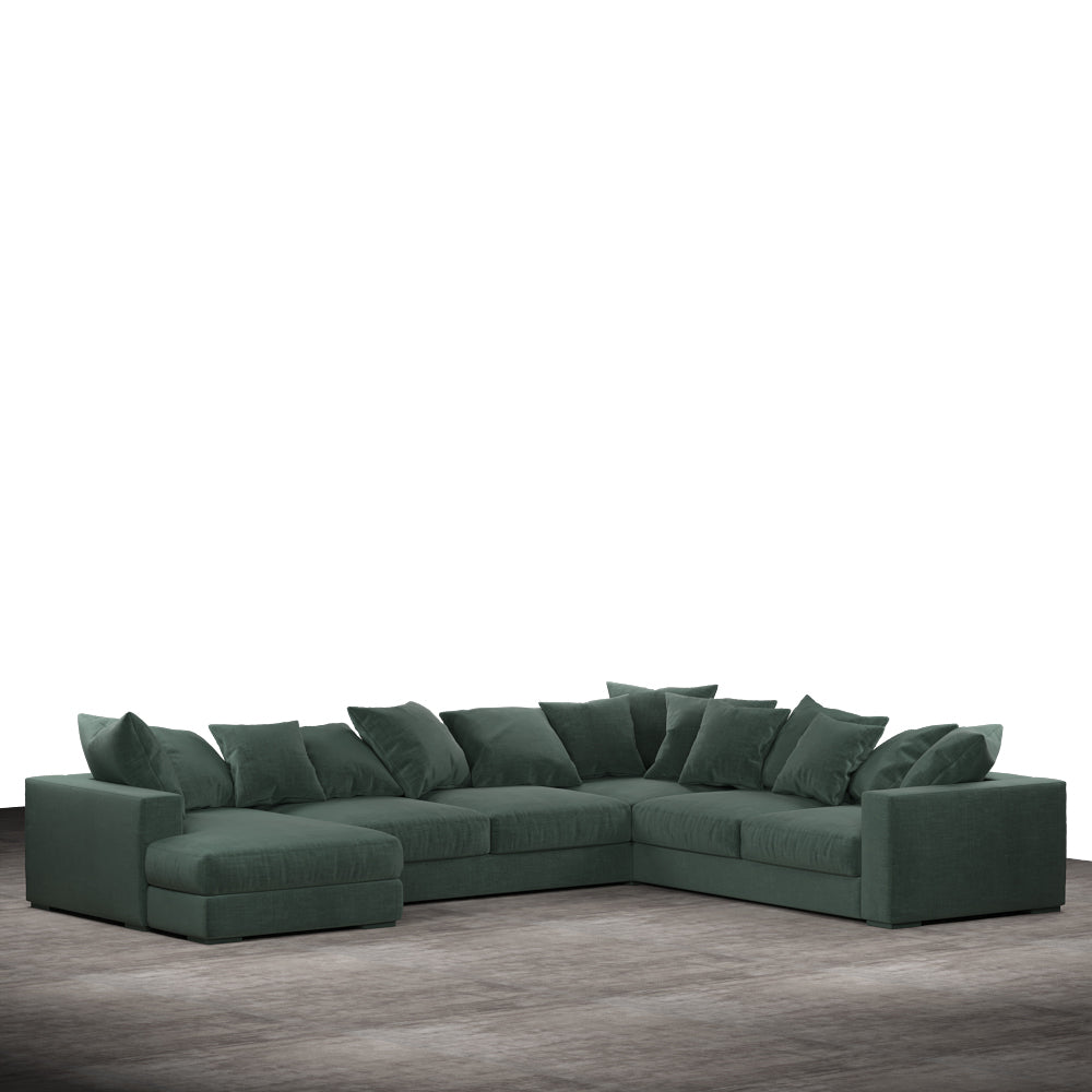 Striado Upholstered Sofa With Chaise Sectional