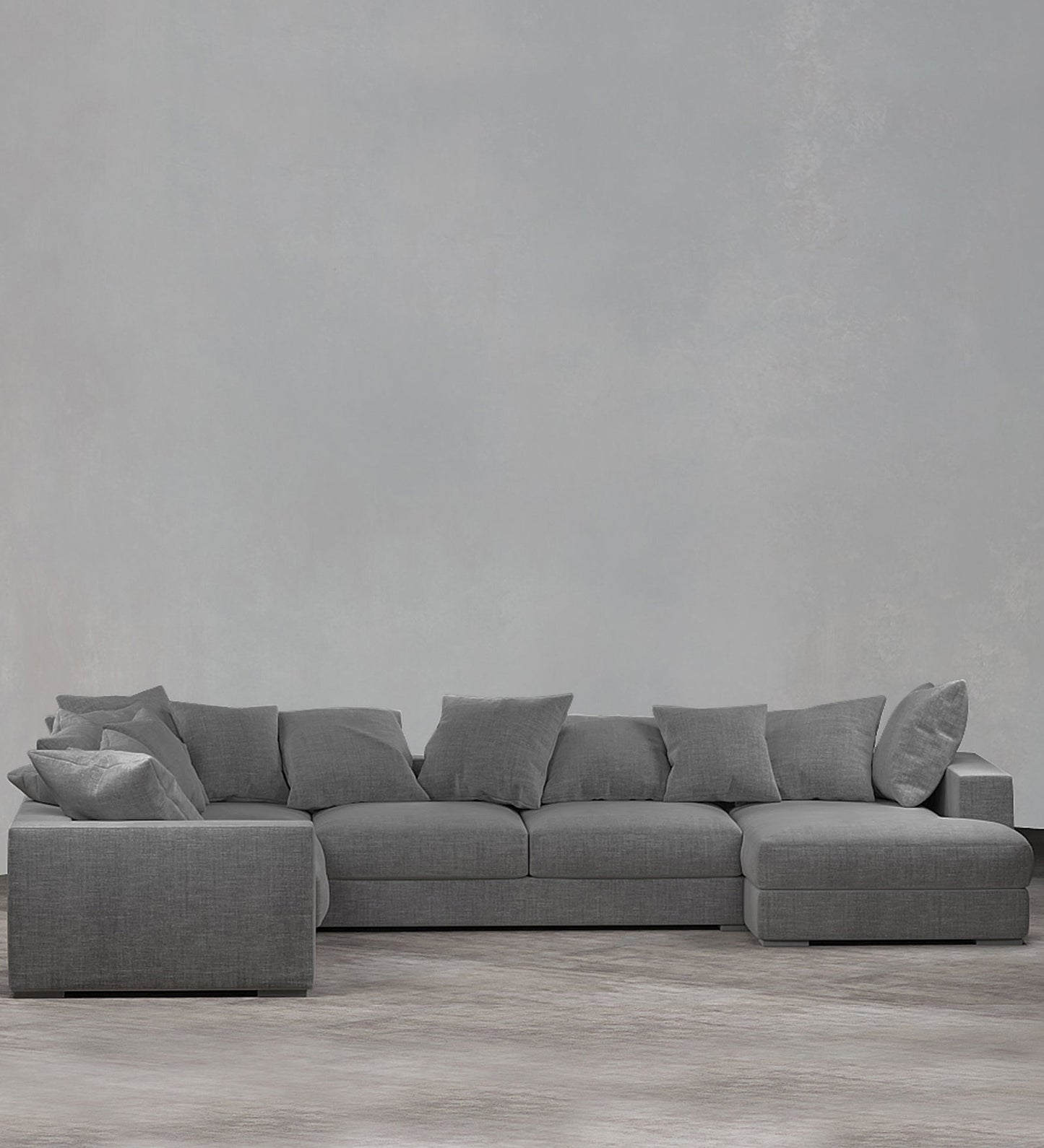 Striado Upholstered Sofa With Chaise Sectional