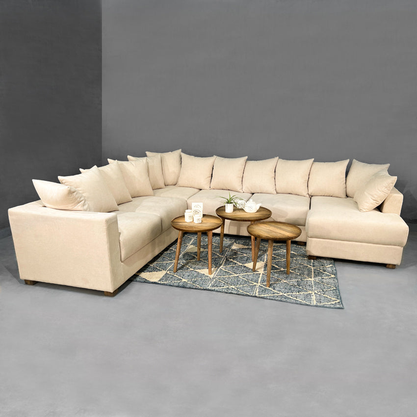 Striado Upholstered Sofa With Chaise Sectional