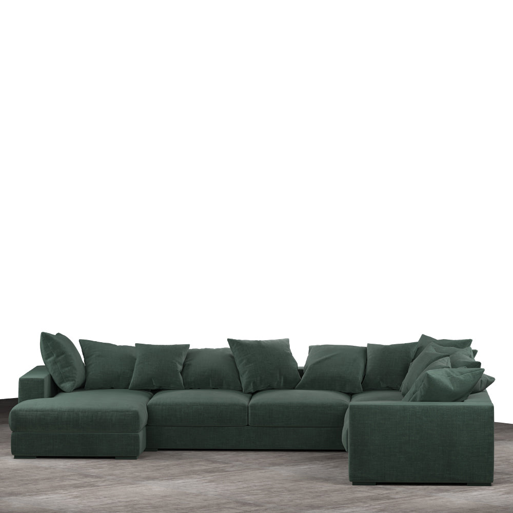 Striado Upholstered Sofa With Chaise Sectional