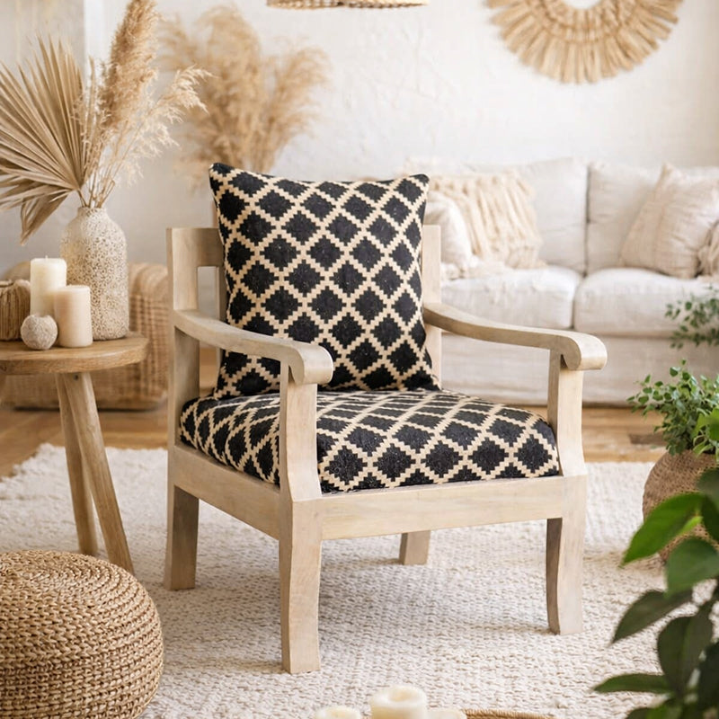 Moroccan coal Single seater Sofa