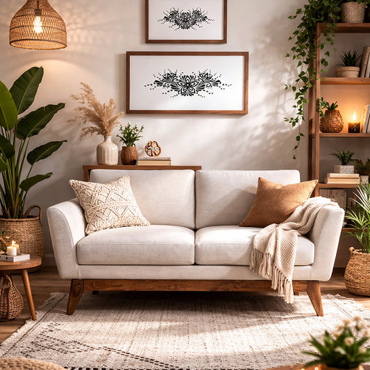 Windsor Solid Wood Two Seater Sofa