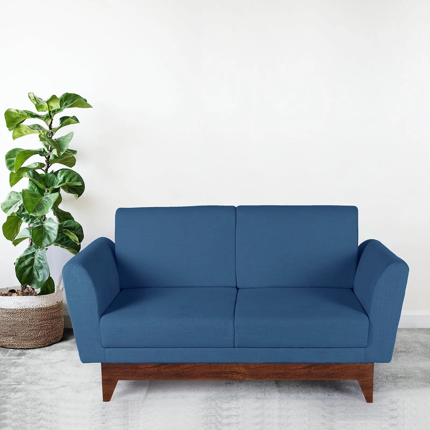 Lennard Solid Wood Two Seater Sofa
