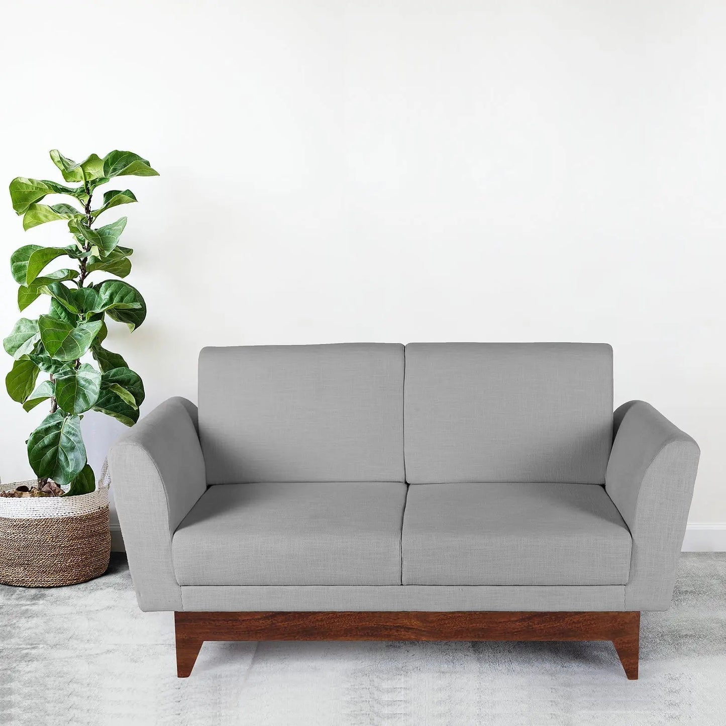 Lennard Solid Wood Two Seater Sofa