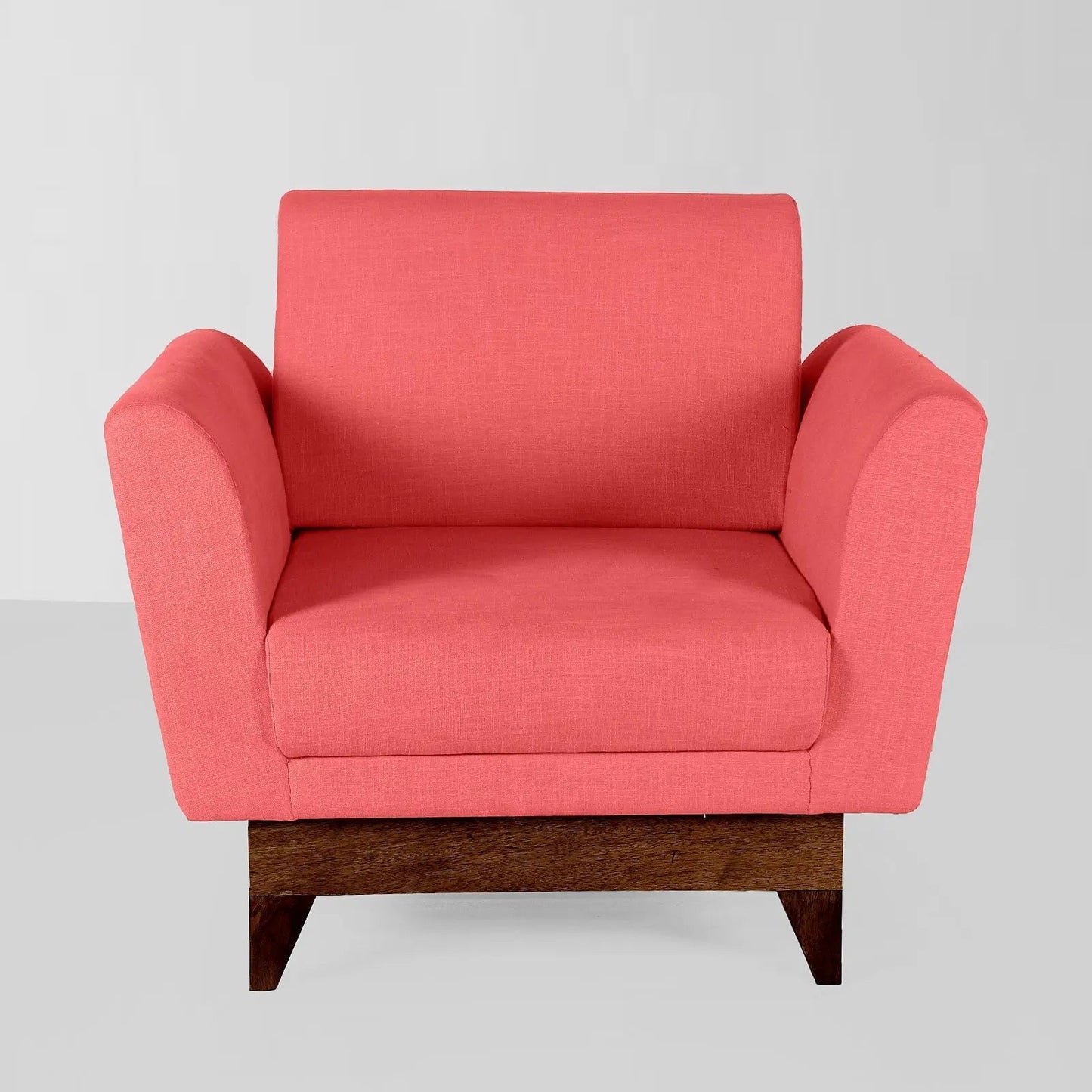 Lennard Solid Wood One Seater Sofa