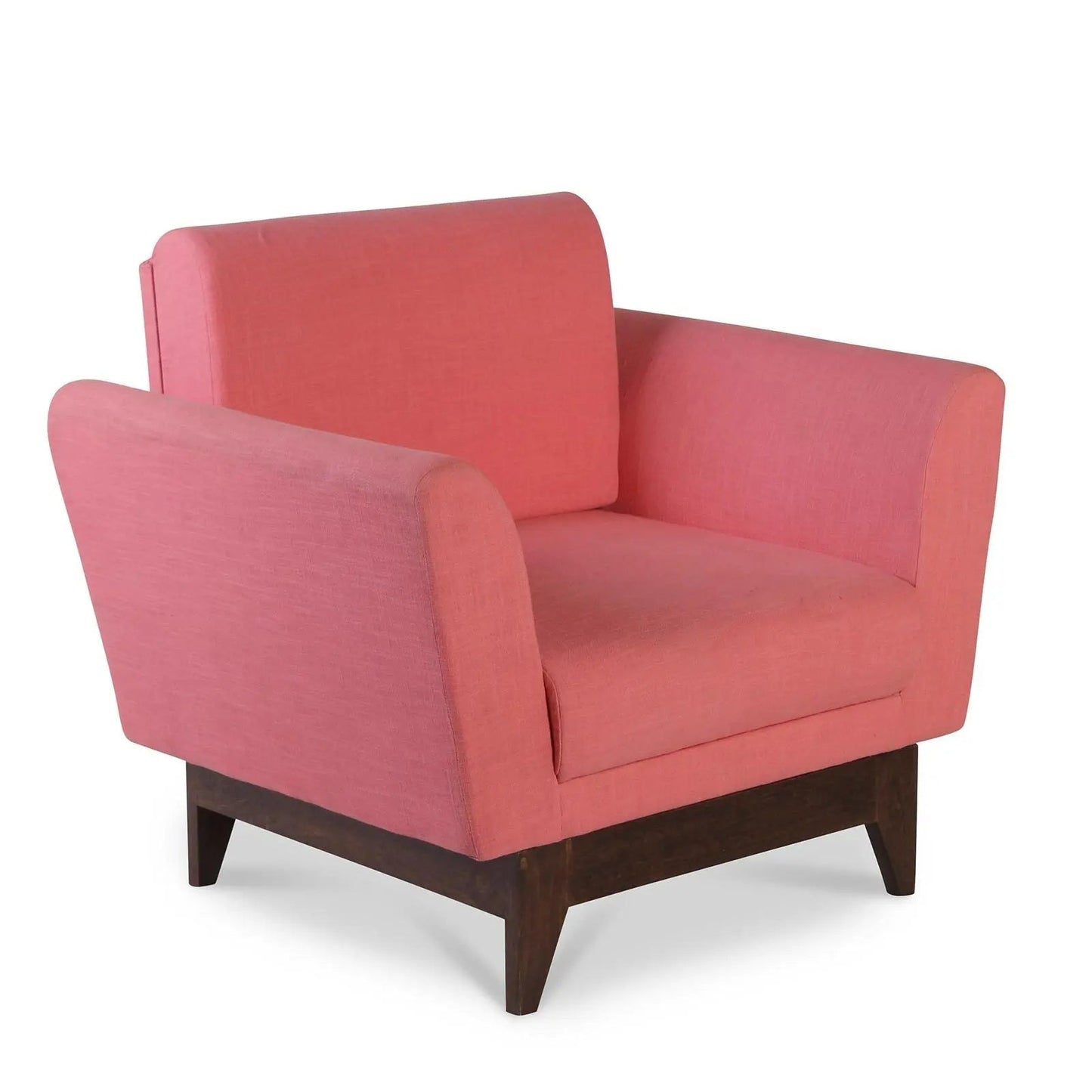 Lennard Solid Wood One Seater Sofa