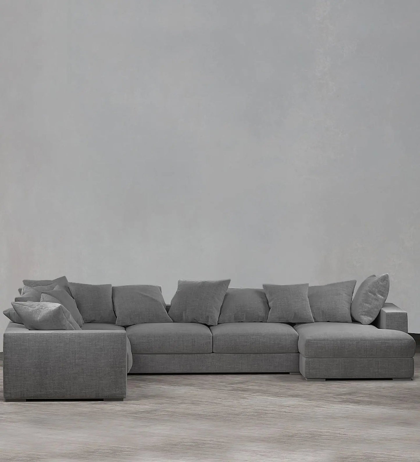 Striado Upholstered Sofa With Chaise Sectional