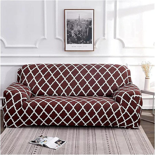 Buy washable sofa covers online in Dombivli & across India – available for 3-seater, 5-seater & L-shape sofas in multiple colors like grey, blue, beige, brown & floral prints – Super Furnishing.
