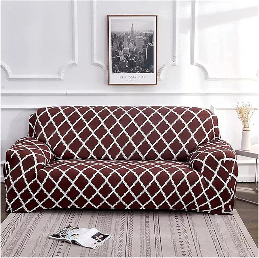 3+1+1 BROWN DIAMOND COVER ELASTIC STRETCHABLE 48 HOURS OFFER