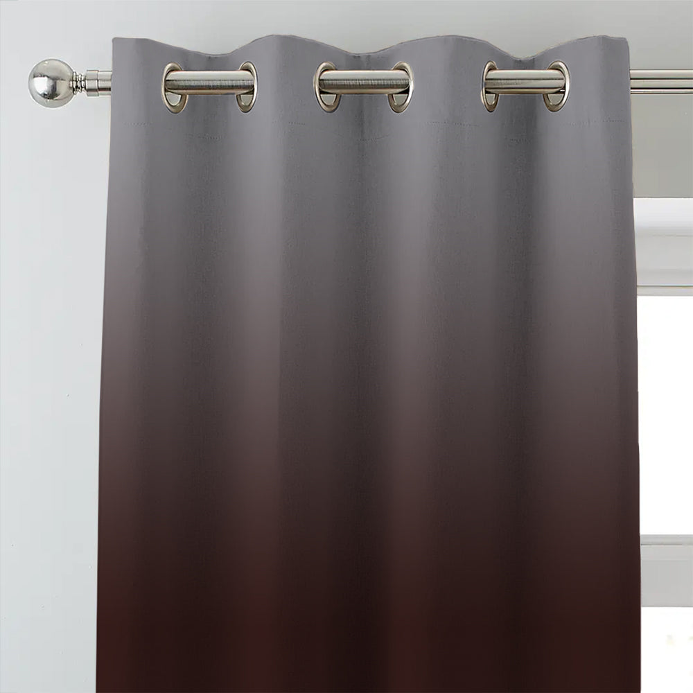Elegant Ombre Print Room Darkening Curtain - Set of 2 - DSTMI5