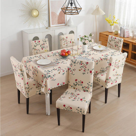 Cream Dream Chair Table Covers - Dustproof, Water Resistant & Stain Free Fabric
