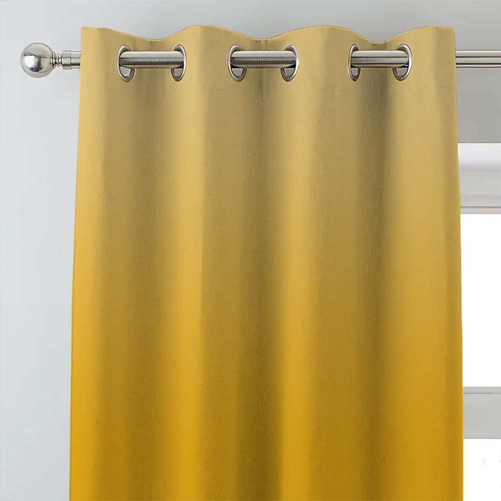 Elegant Ombre Print Room Darkening Curtain - Set of 2 - DS WOVEN 3