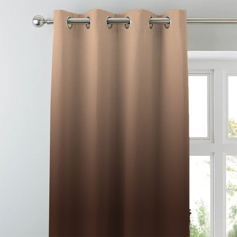 Elegant Ombre Print Room Darkening Curtain - Set of 2 - DSWOVEN7
