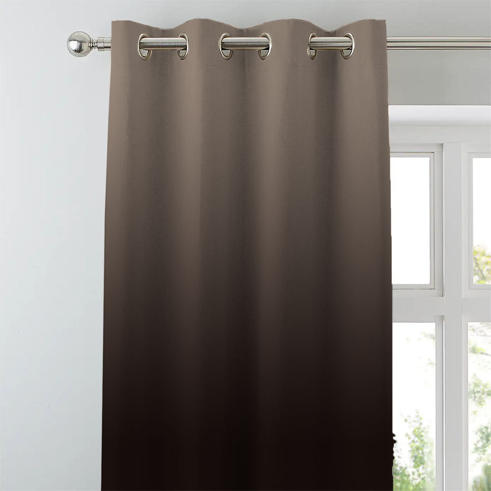 Elegant Ombre Print Room Darkening Curtain - Set of 2 - DSWOVEN9