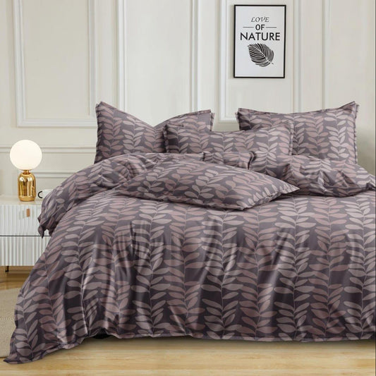 Dark Elliptic 210 TC Cotton Blend Flat King Bedsheet