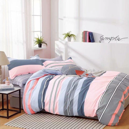 Castle Lines 210 TC Cotton Blend Flat King Bedsheet