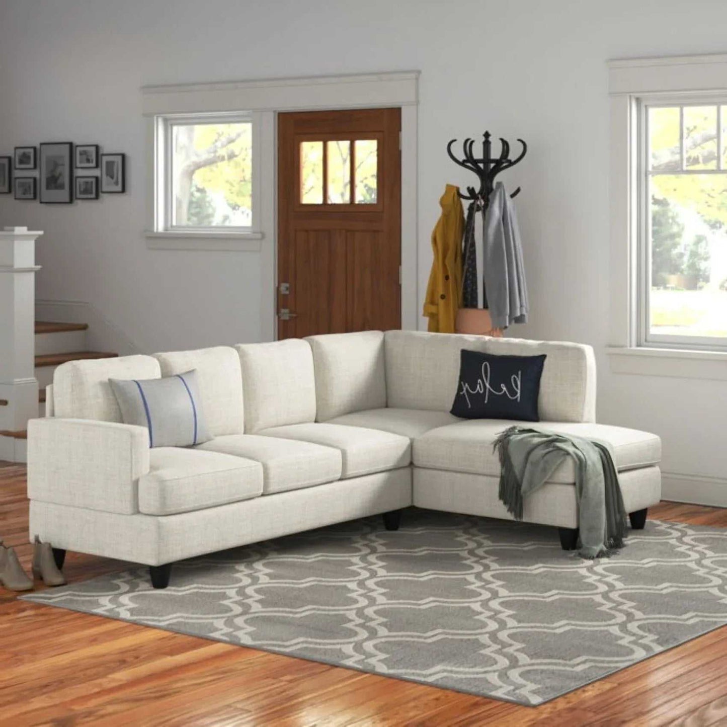 Altos L Shape 6 Seater Fabric Sofa