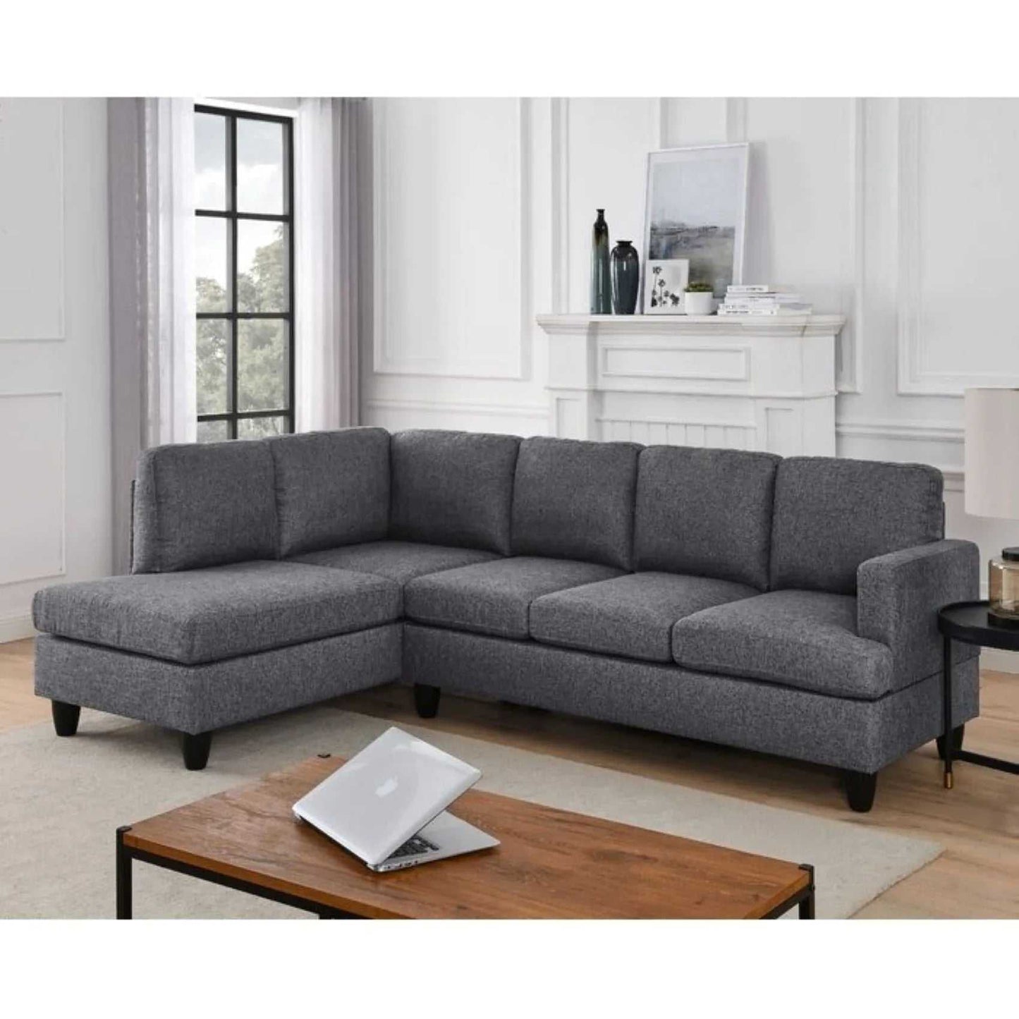Altos L Shape 6 Seater Fabric Sofa