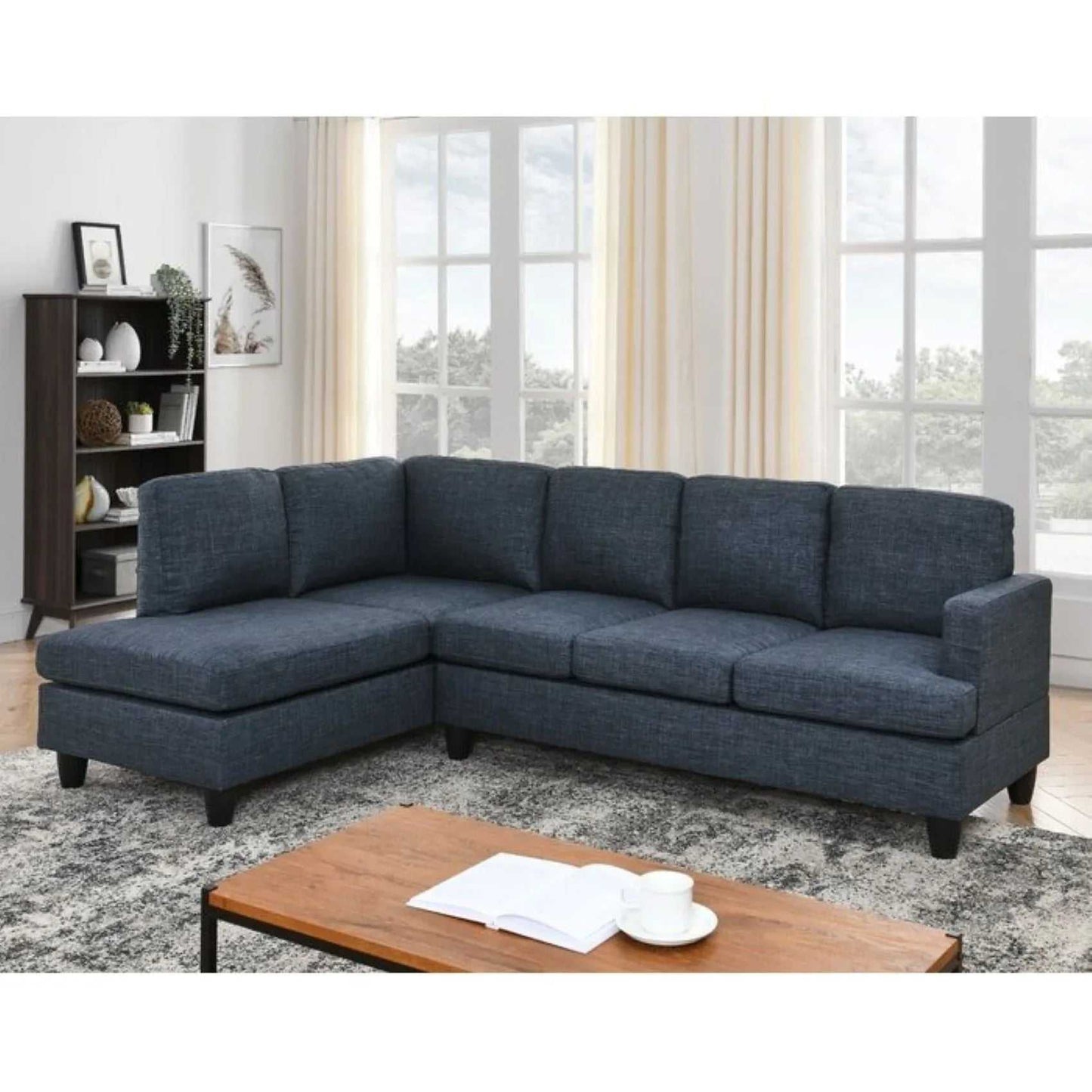 Altos L Shape 6 Seater Fabric Sofa
