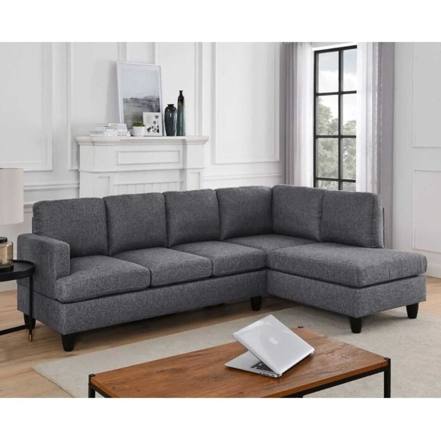 Altos L Shape 6 Seater Fabric Sofa