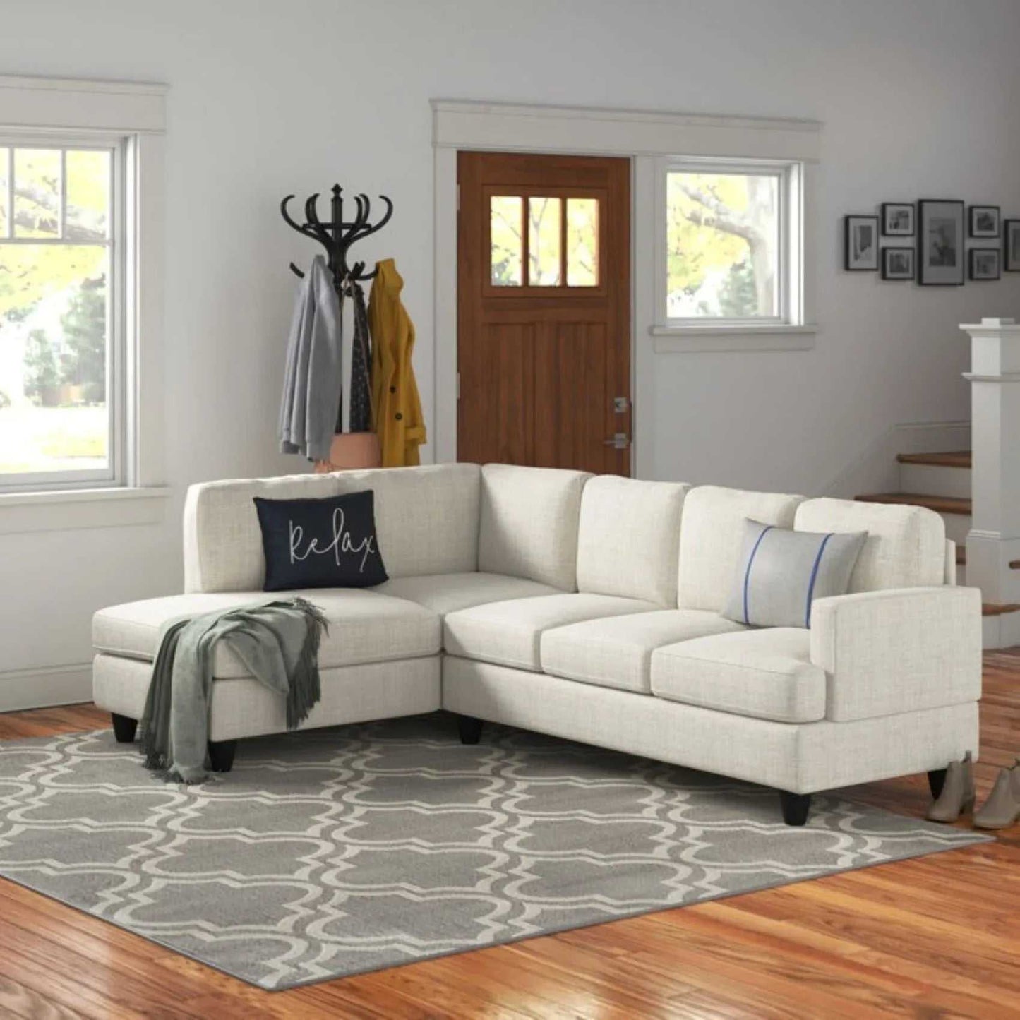 Altos L Shape 6 Seater Fabric Sofa