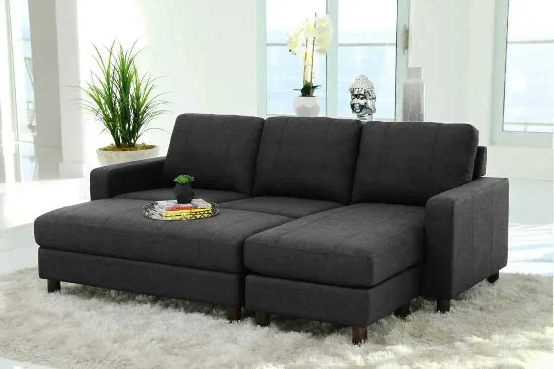 Echo 6 Seater L Shape Sofa For Living Room | 6 seater sofa set