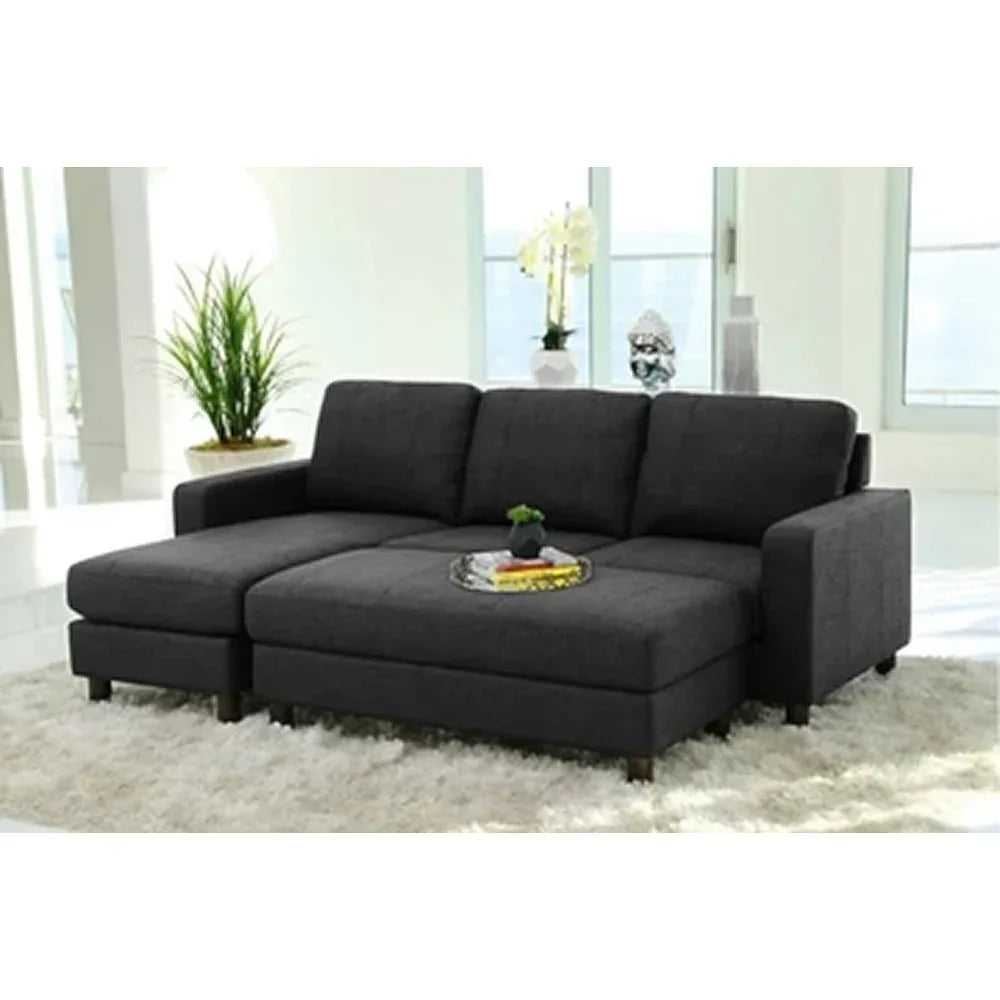 Echo 6 Seater L Shape Sofa For Living Room | 6 seater sofa set