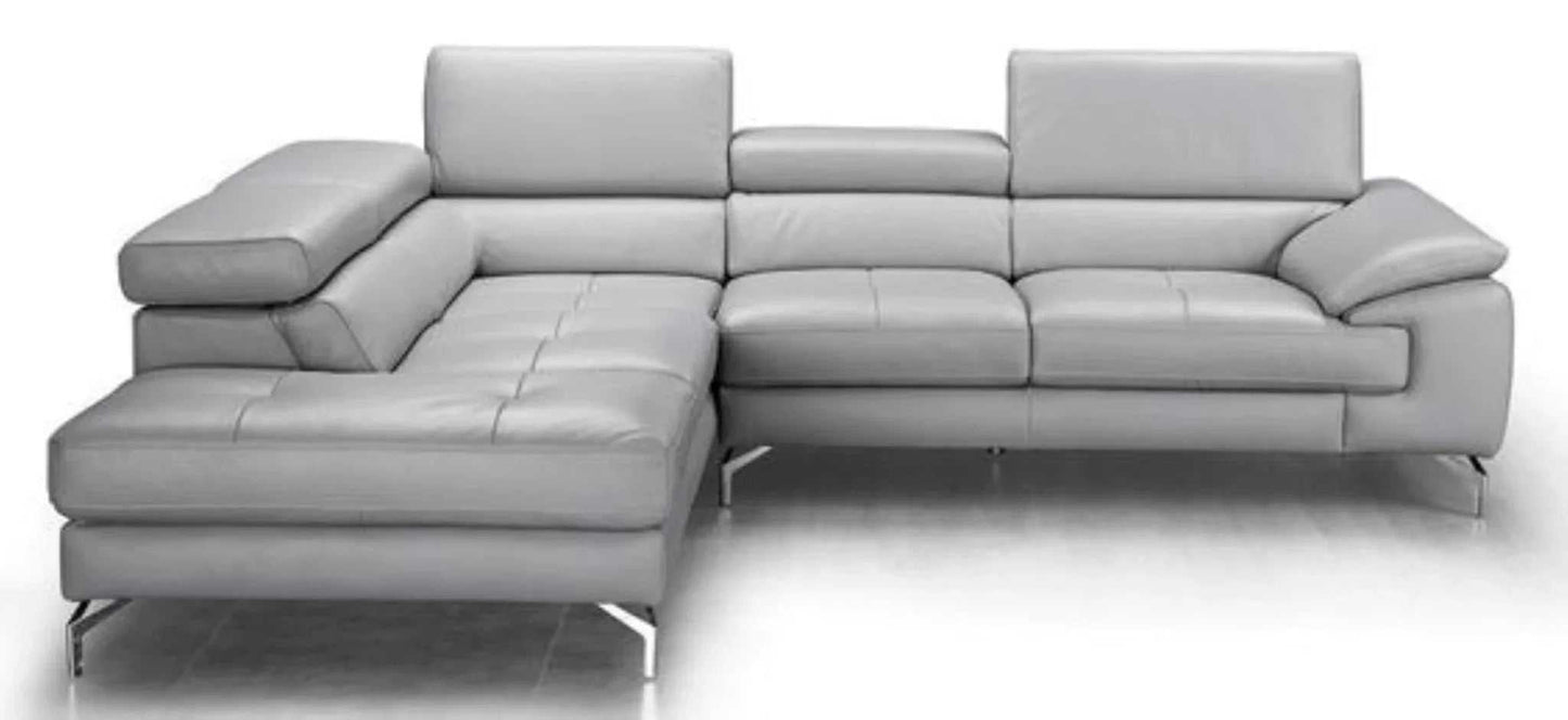 Crasio 5 Seater L Shape Leatherette Sofa for Living Room | Modern Corner Sectional Sofa with Chaise Lounge