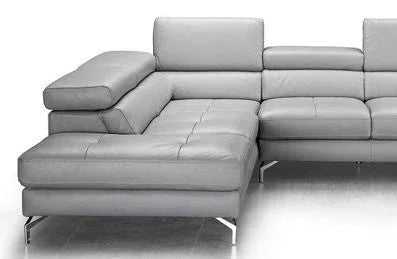 Crasio 5 Seater L Shape Leatherette Sofa for Living Room | Modern Corner Sectional Sofa with Chaise Lounge
