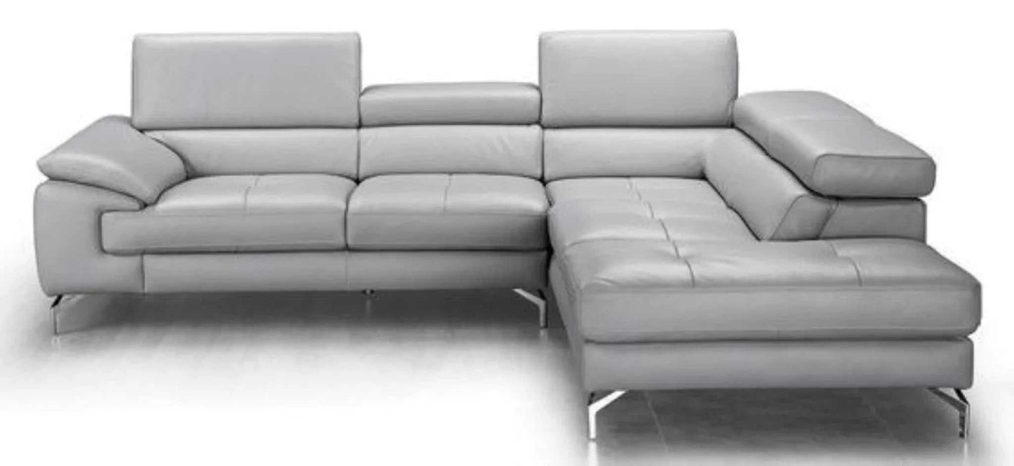 Crasio 5 Seater L Shape Leatherette Sofa for Living Room | Modern Corner Sectional Sofa with Chaise Lounge